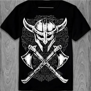 Tricou Viking cu topoare